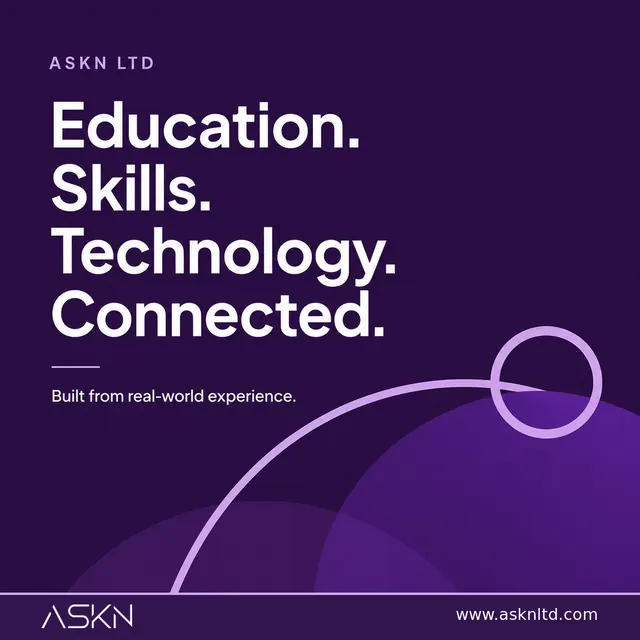 Education. Skills. Technology. Connected. Built from real-world experience.